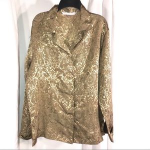 Vintage Victoria’s Secret Gold Pajama Top